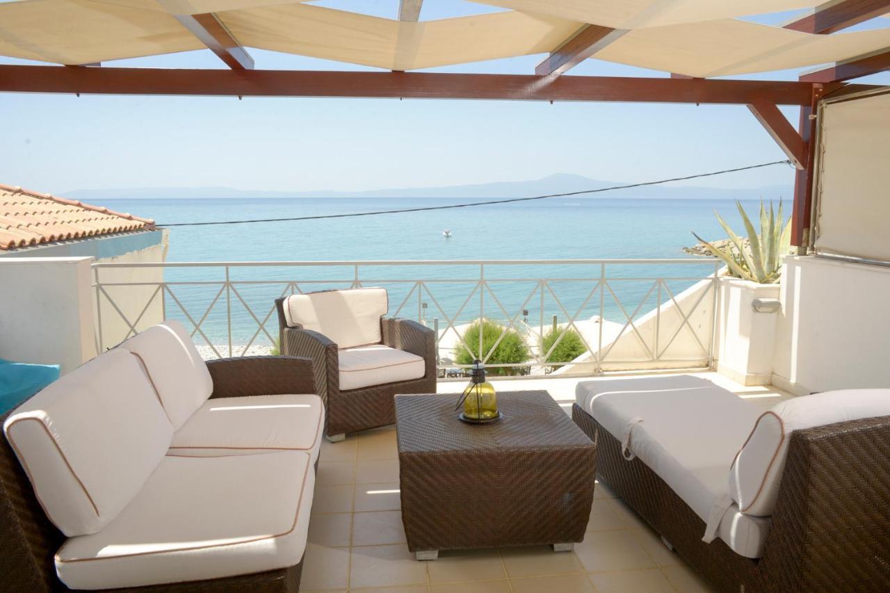 Апартаменты Agali 2 Superior Mezonet Front Of The Sea Акрогиали Экстерьер фото