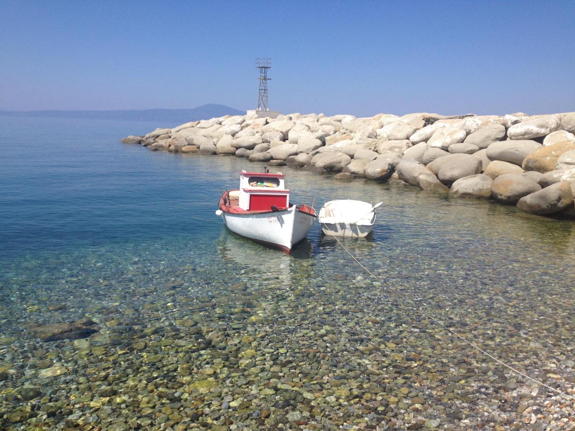 Апартаменты Agali 2 Superior Mezonet Front Of The Sea Акрогиали Экстерьер фото