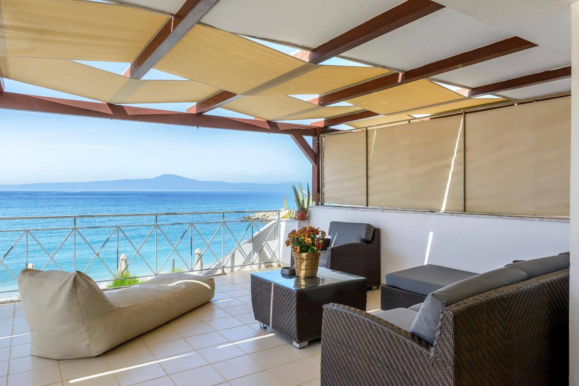 Апартаменты Agali 2 Superior Mezonet Front Of The Sea Акрогиали Экстерьер фото